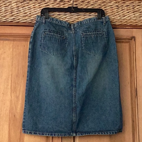 🦋NWOT Faded Glory Just So Fun Size 14 Denim Skirt Wardrobe Closet Must Have 🦋 - Picture 6 of 10